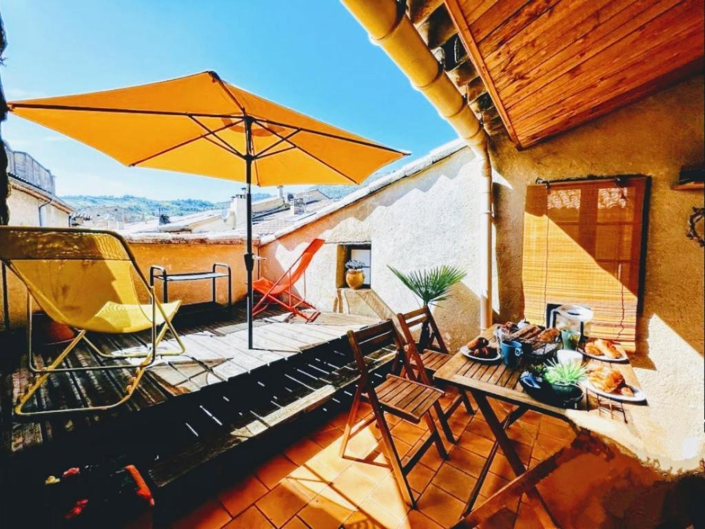 La Terrasse D'Olea, Au Coeur Du Village Buis-les-Baronnies Exteriér fotografie