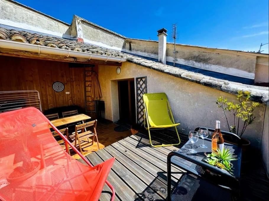 La Terrasse D'Olea, Au Coeur Du Village Buis-les-Baronnies Exteriér fotografie