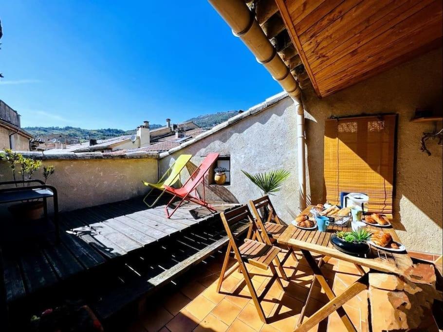 La Terrasse D'Olea, Au Coeur Du Village Buis-les-Baronnies Exteriér fotografie