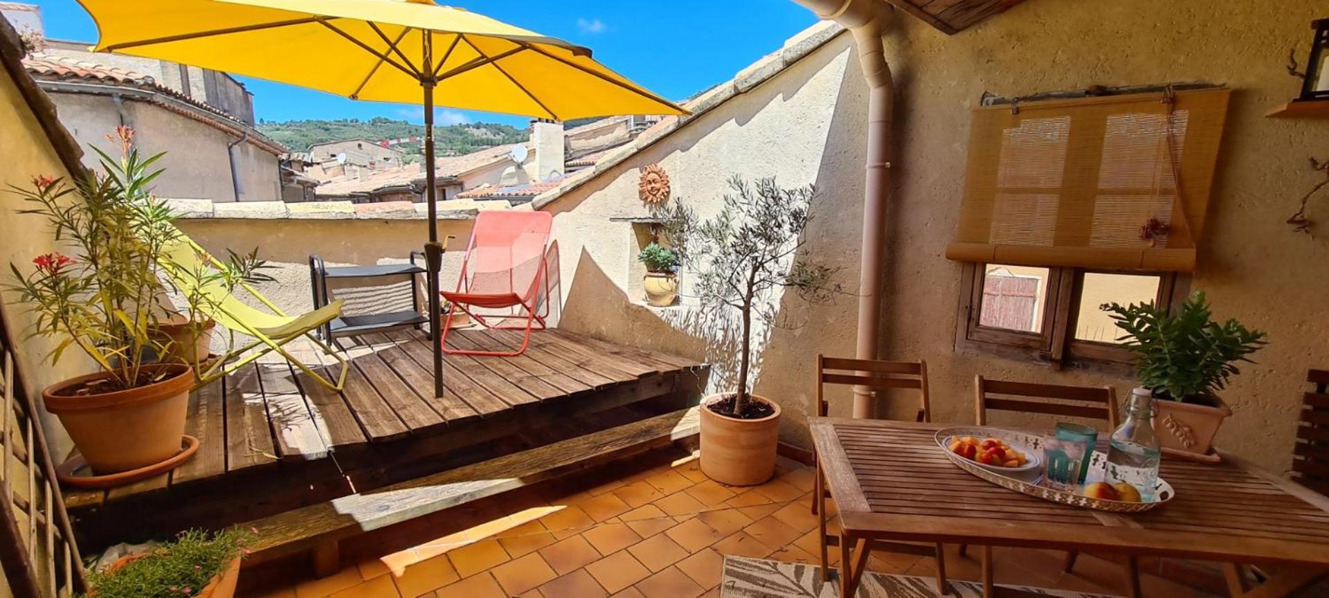 La Terrasse D'Olea, Au Coeur Du Village Buis-les-Baronnies Exteriér fotografie