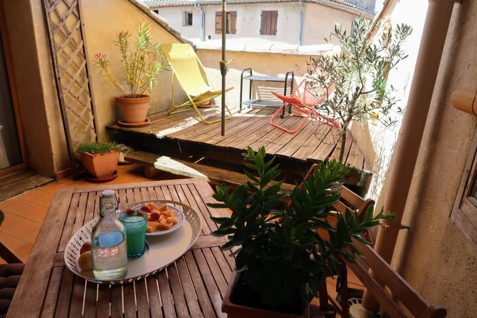 La Terrasse D'Olea, Au Coeur Du Village Buis-les-Baronnies Exteriér fotografie